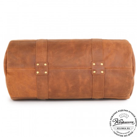  Кожаная сумка "Тайлер" (коричневый крейзи) 